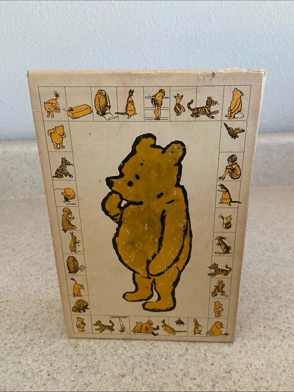 Vintage 1970s Winnie the Pooh A.A. Milne 4 Book Box Set